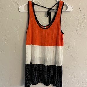 Red white and blue tank top